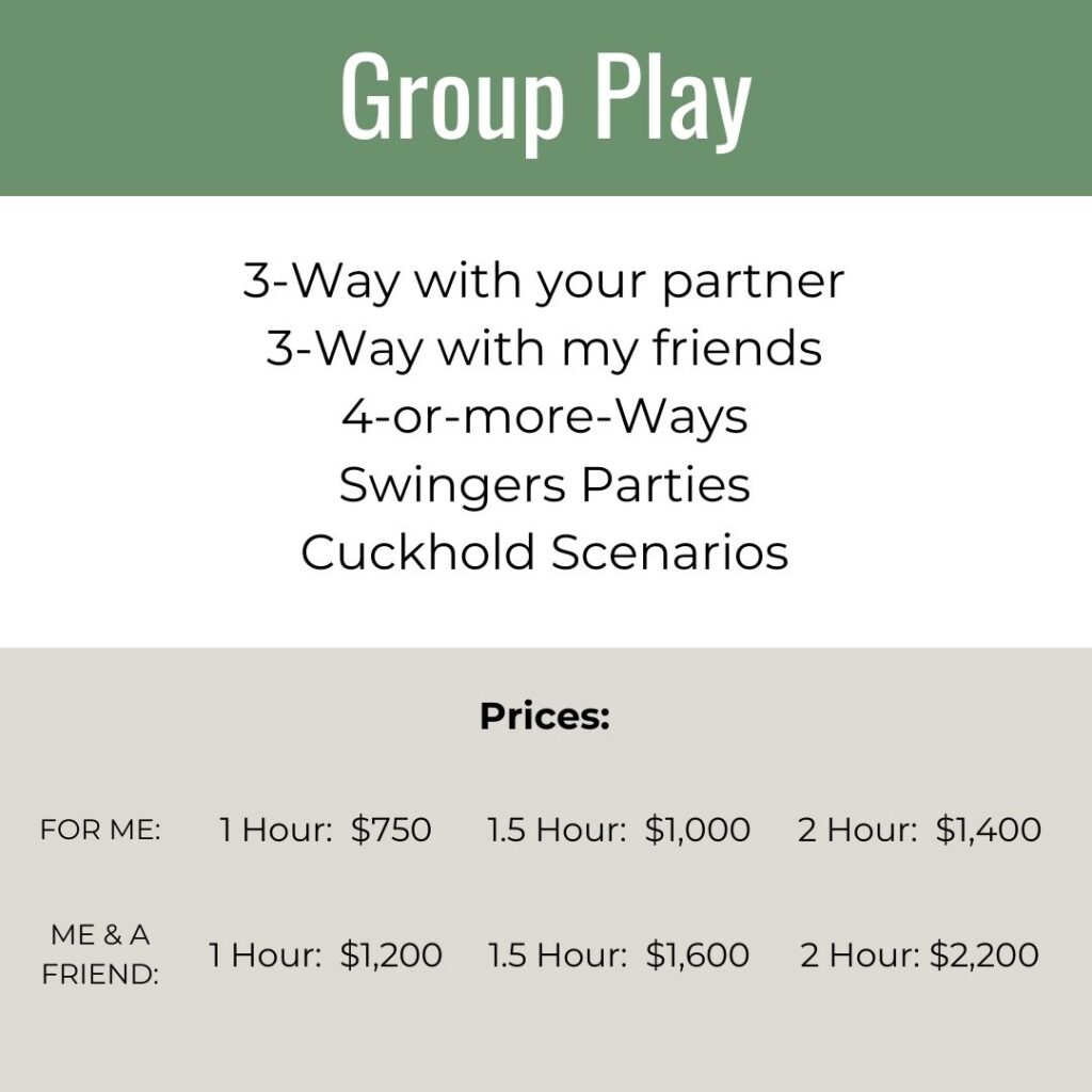 Group Play - 3-ways, 4-ways or more-ways