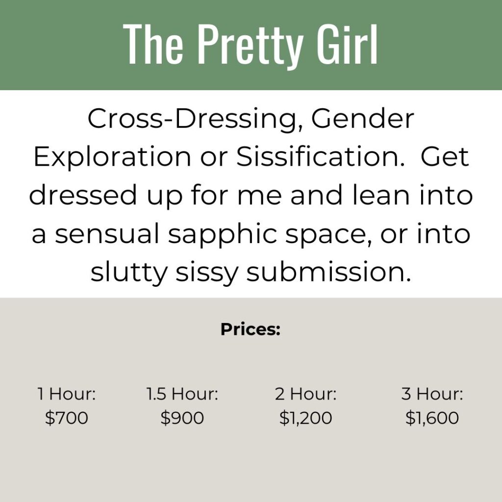 The Pretty Girl - Cross-dressing, Sissification, Gender exploration