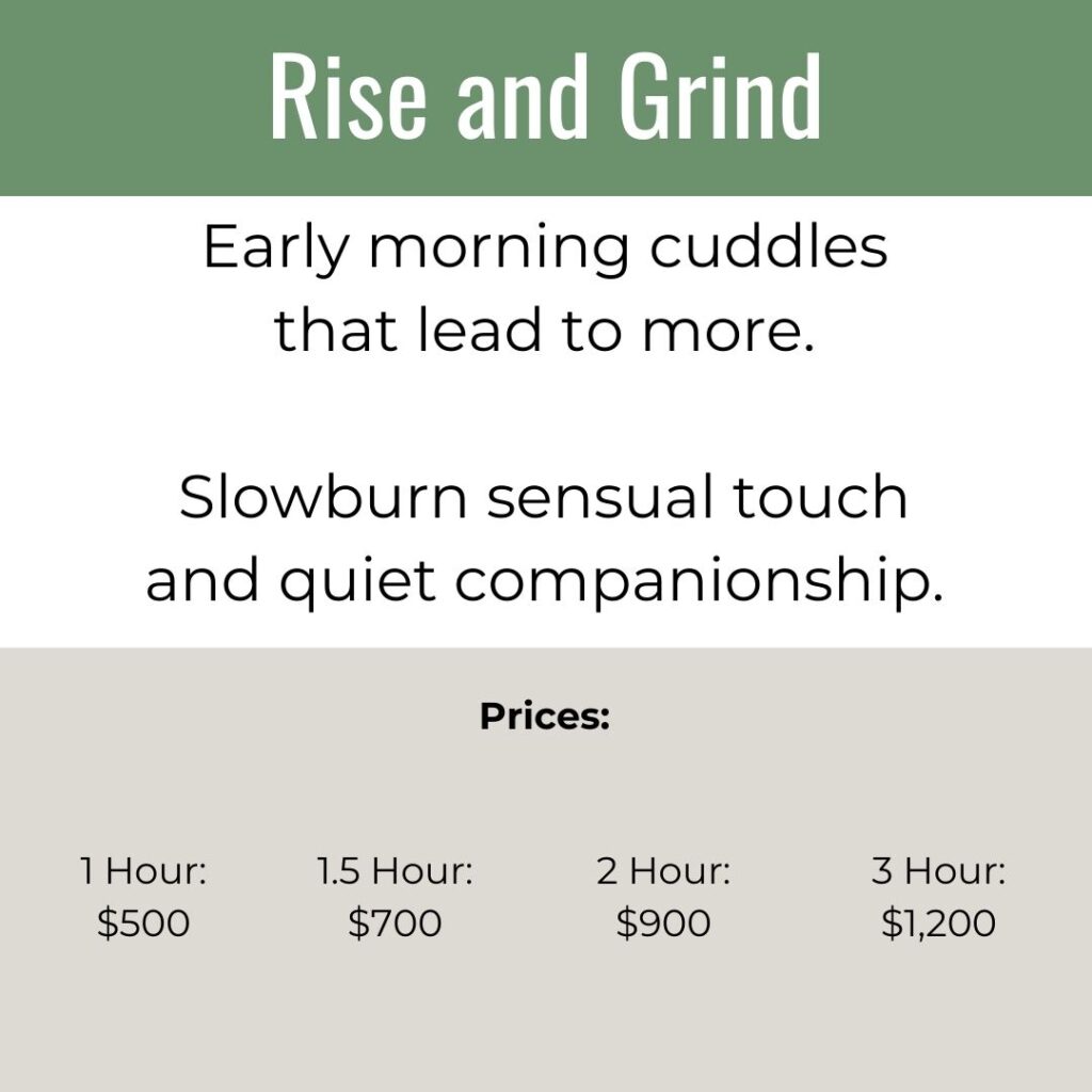 Rise and Grind - early morning cuddles that lead to more