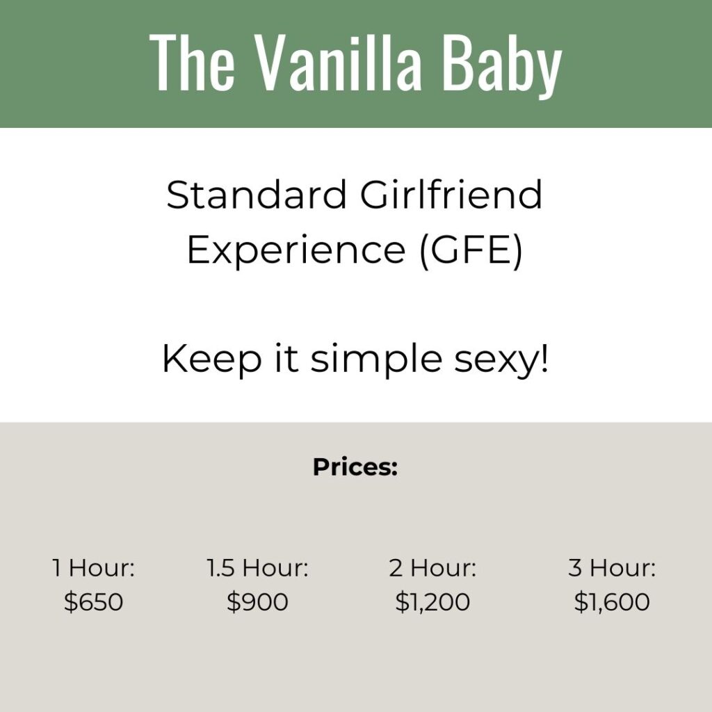 The Vanilla Baby - Standard GFE