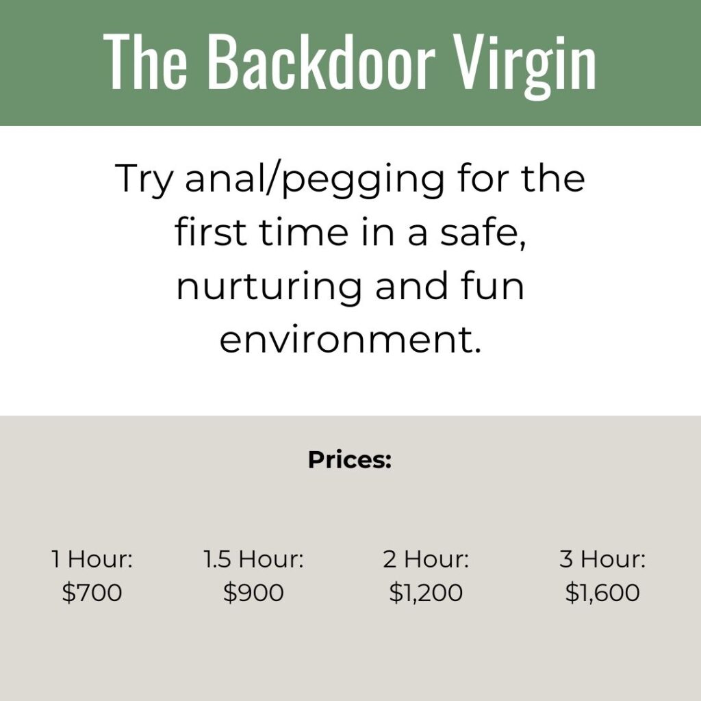 The Backdoor Virgin - try pegging for the first time