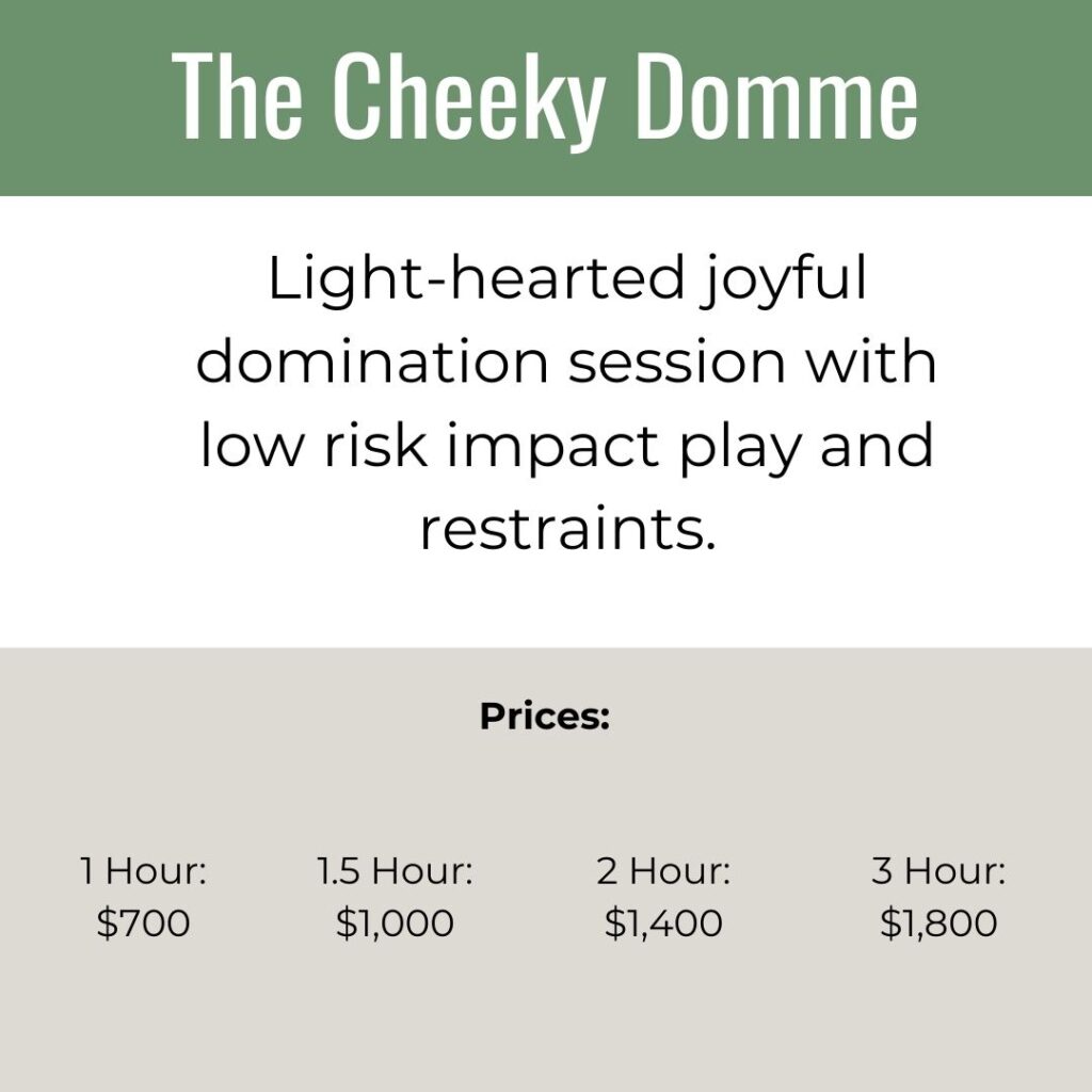 The Cheeky Domme - fun domination