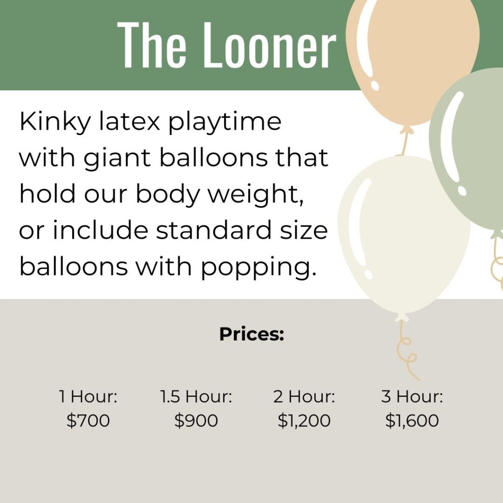 The Looner - Sexy Balloon Play